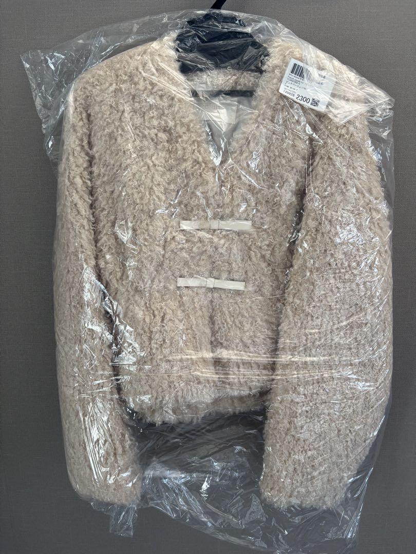 French poodle fur リボンジャケット
