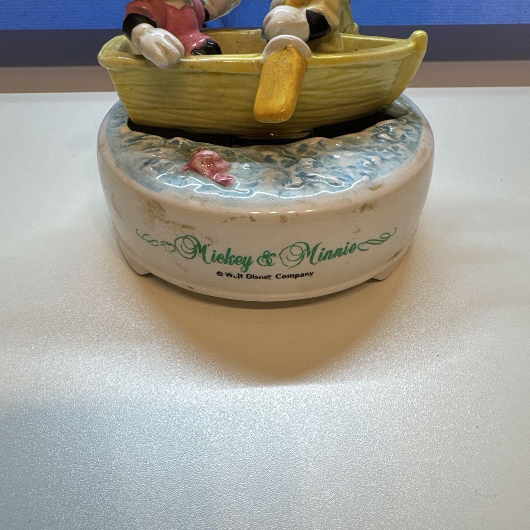 レトロ ディズニー陶器製オルゴール
