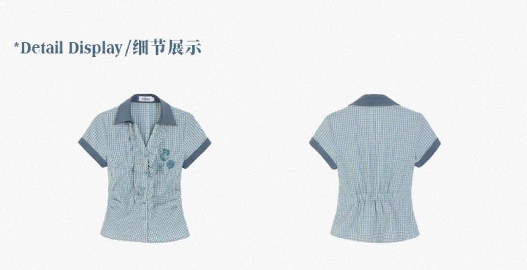 信頼も高い ハリーポッター KYOUKO スリザリン 半袖チェックフリルシャツ トップス