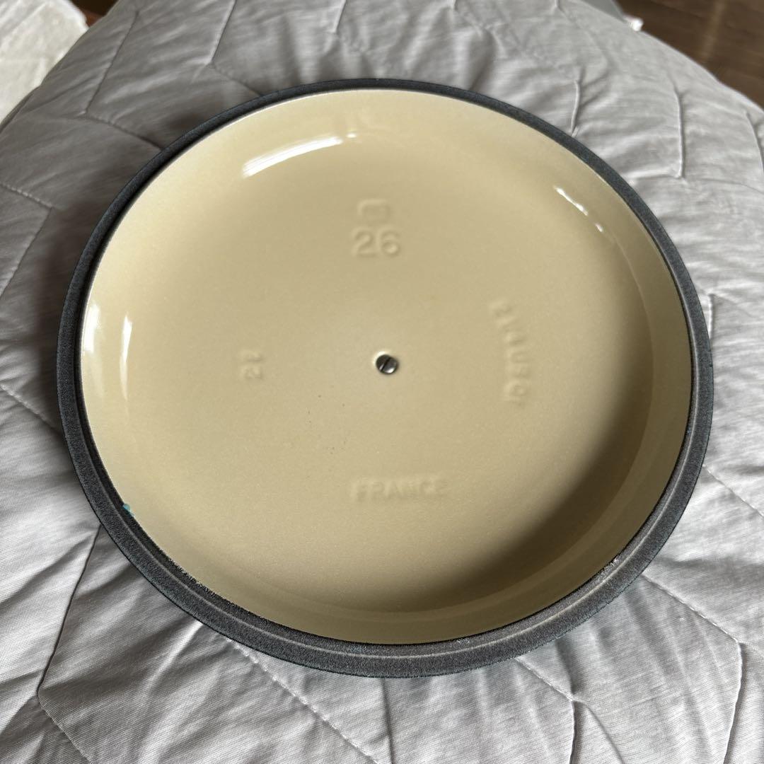 LE CREUSET 両手鍋 ターコイズ 26cm