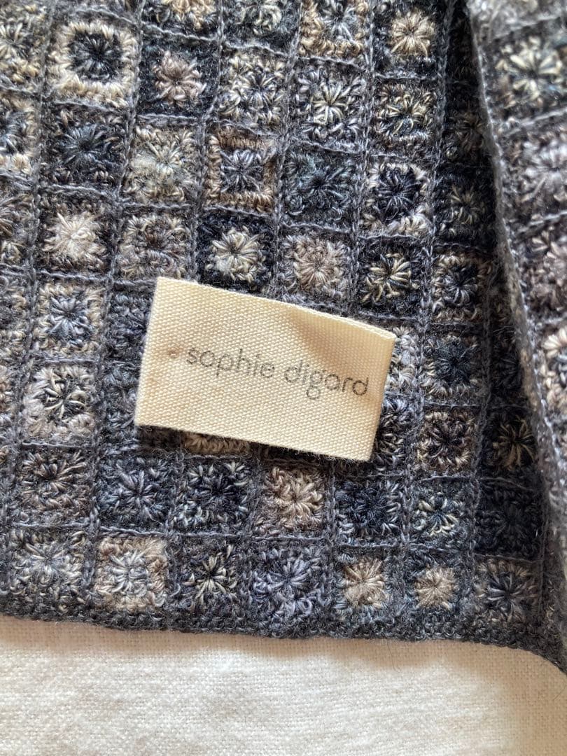 sophie digard Wool crochet stole sophie digard Wool crochet stole