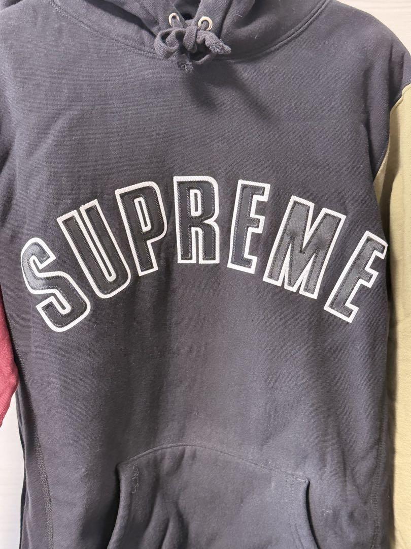 supreme Color Blocked arc Logo パーカー　アーチ