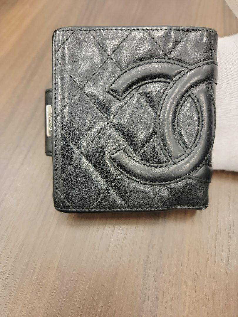 CHANEL　折り財布　カンボンライン