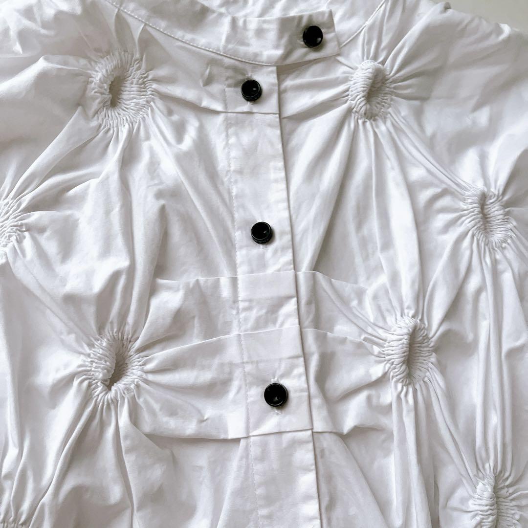 美品 RUMCHE ラムシェ ブラウス シャツ ギャザー 新垣結衣さん