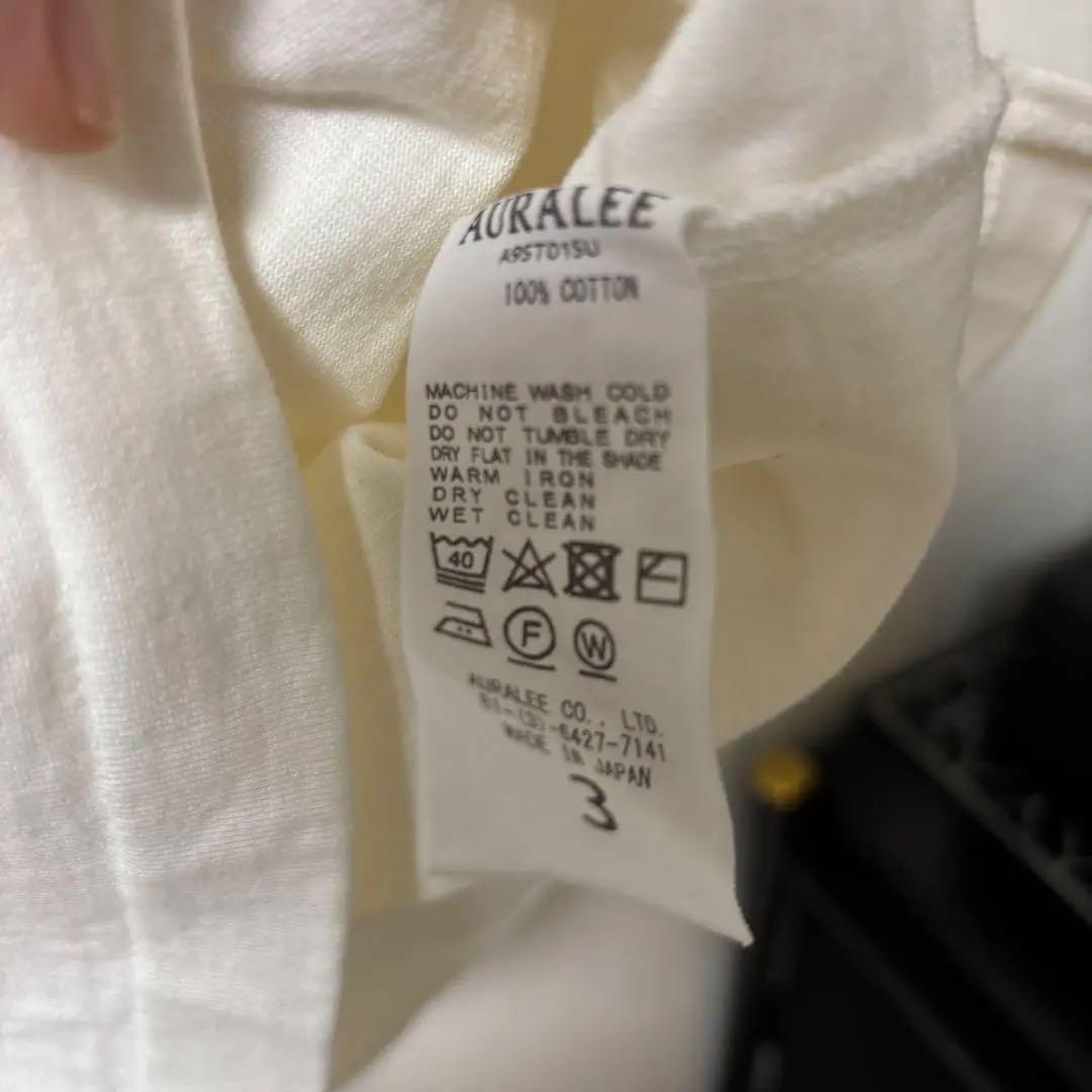 AURACLEE 100%コットン Tシャツ サイズ3