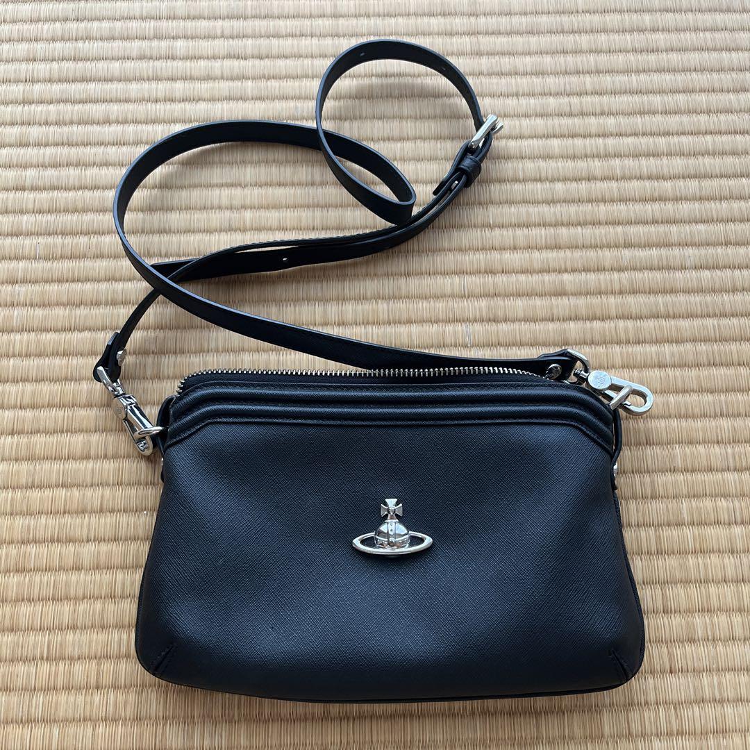 Vivienne Westwood ミニ ショルダーバッグ 黒 オーブ