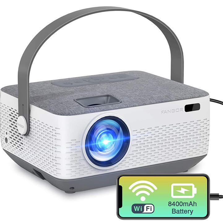 Saleセール モバイル テレビプロジェクター ミニ スマホ対応 バッテリー駆動wifi接続可能 Dlp 3dプロジェクター 子供 リアルワイヤレス Hdmiポータブルhdプロジェクター Dvd 映画 ゲーム キャンプ 最大1080p Projector 50 Off