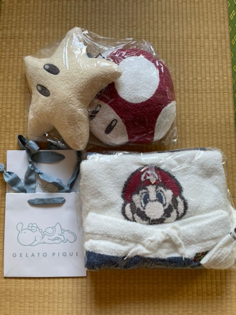 新品未使用 ジェラートピケ マリオ パジャマ クッションショッピングバッグ付き 新作 大人気 新品未使用 ジェラートピケ マリオ パジャマ クッションショッピングバッグ付き 新作 大人気