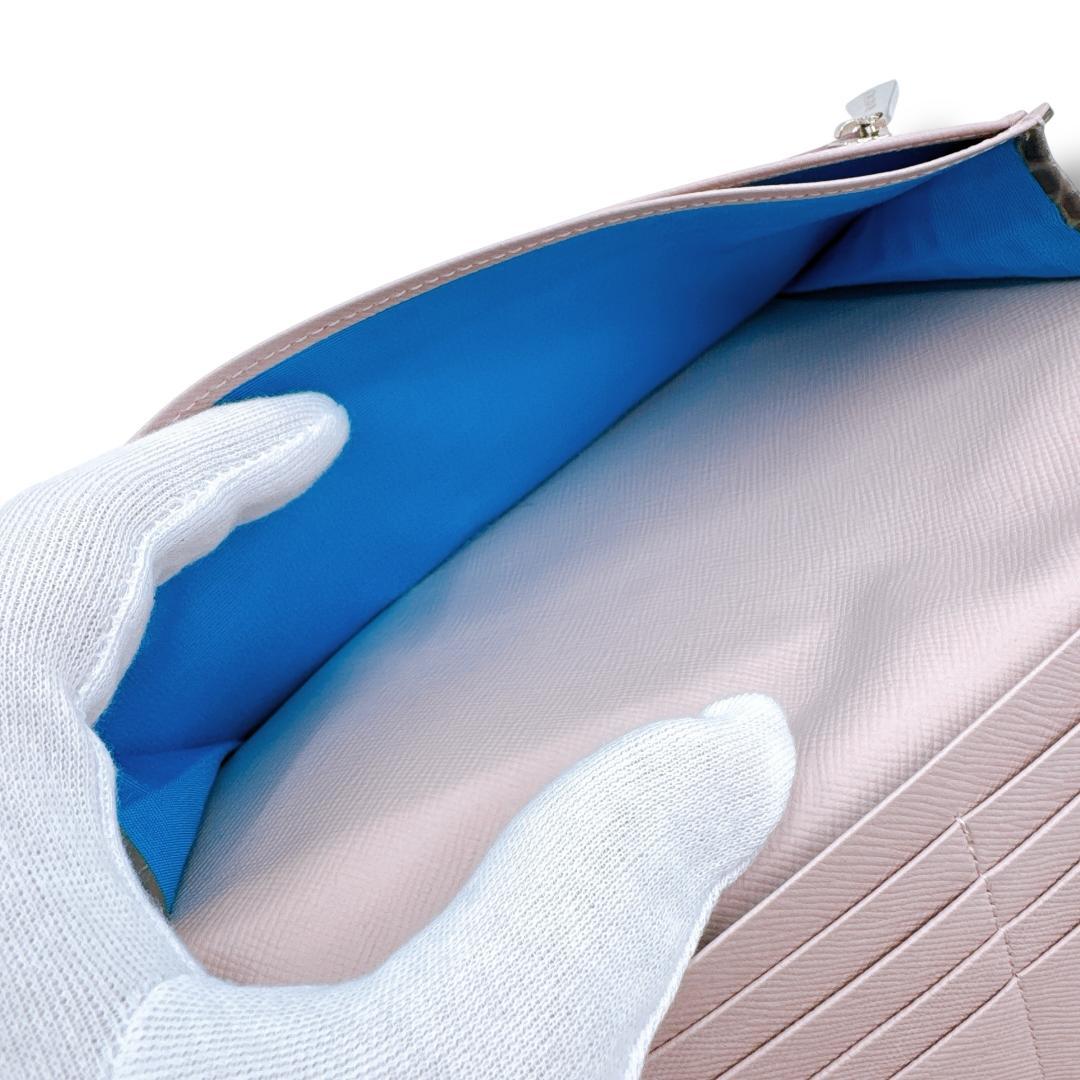 ★極美品 ADMJ クロコ型押し アールデコモチーフ スワロフスキー ウォレット ★極美品 ADMJ クロコ型押し アールデコモチーフ スワロフスキー ウォレット