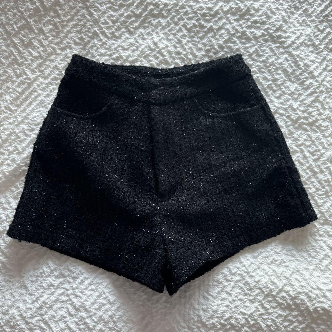 Darich サマーツイードコンパクトショートパンツ