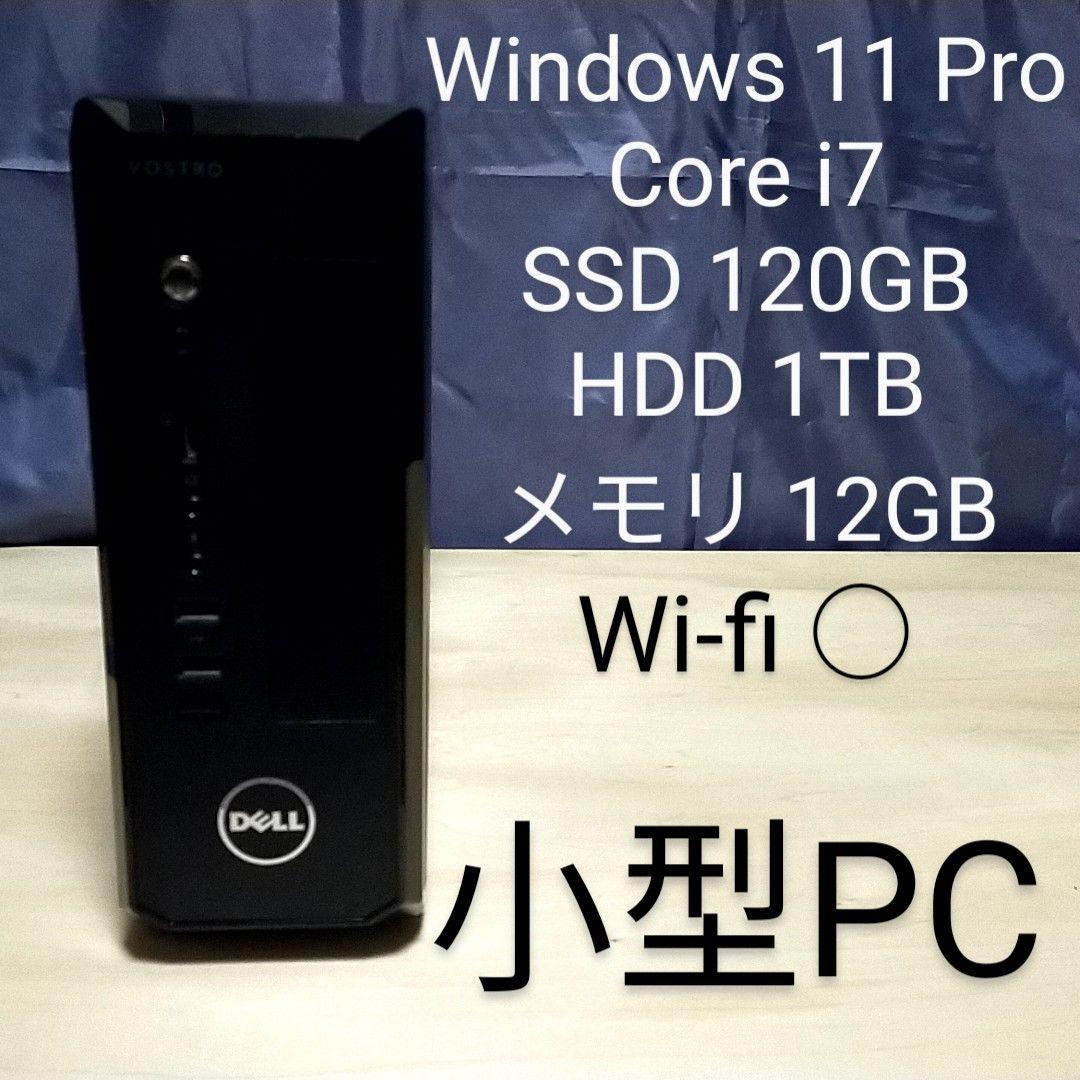 デスクトップPC Vostro Win11 i7 SSD Wi-fi 高速 小型