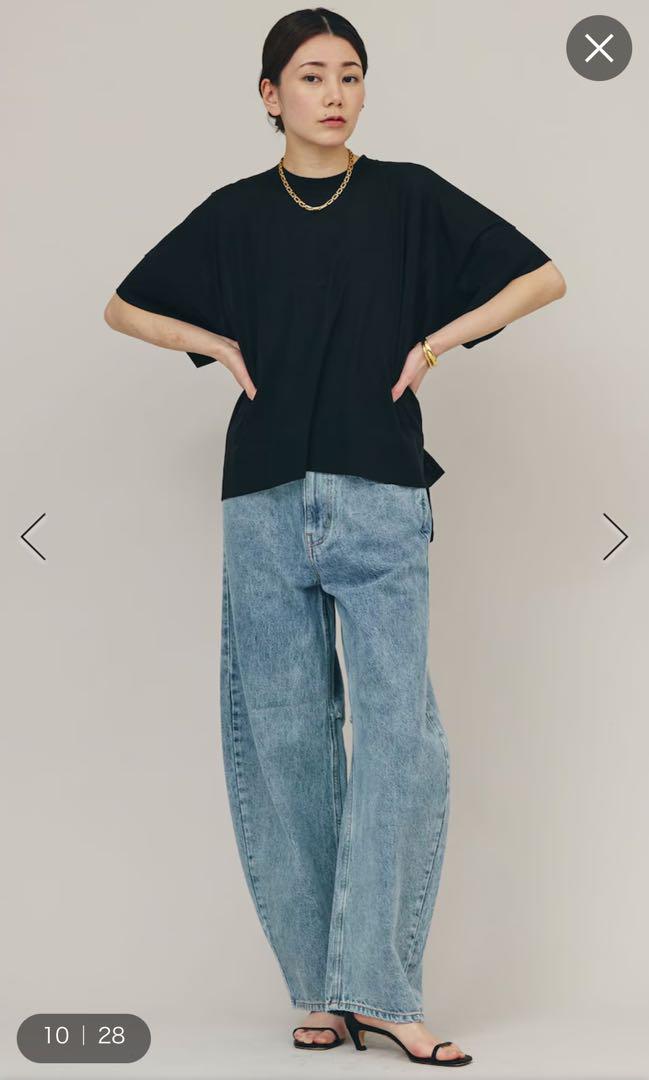 Curensologyカーヴィーデニムパンツ