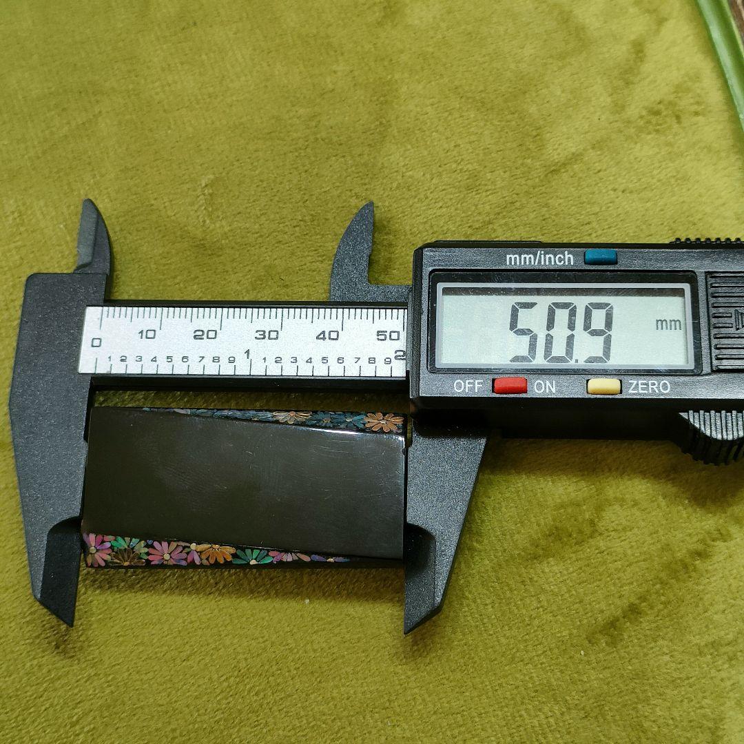BS22　べっ甲鼈甲　蒔絵　K18金　帯留め