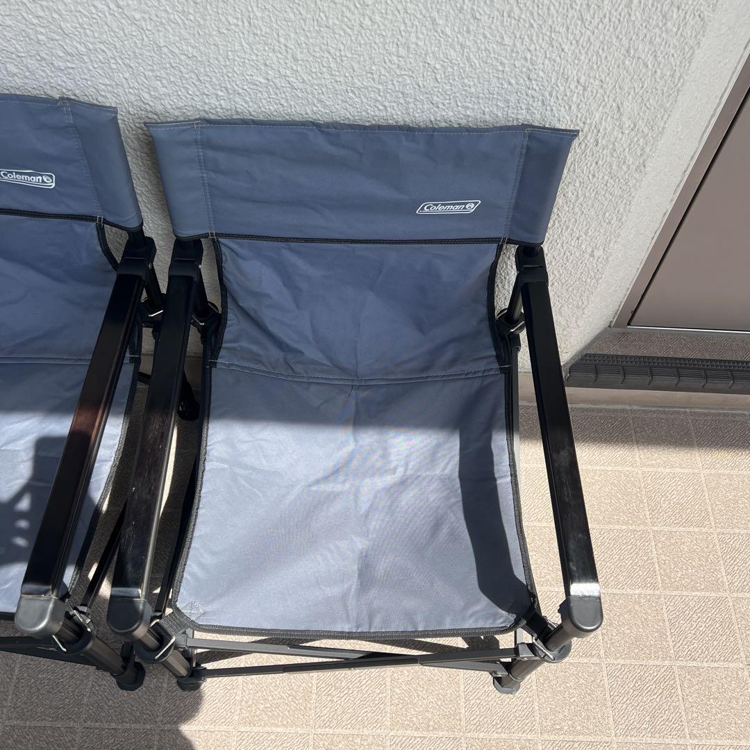 Coleman ツーウェイキャプテンチェア 2脚セット 折りたたみ グレー