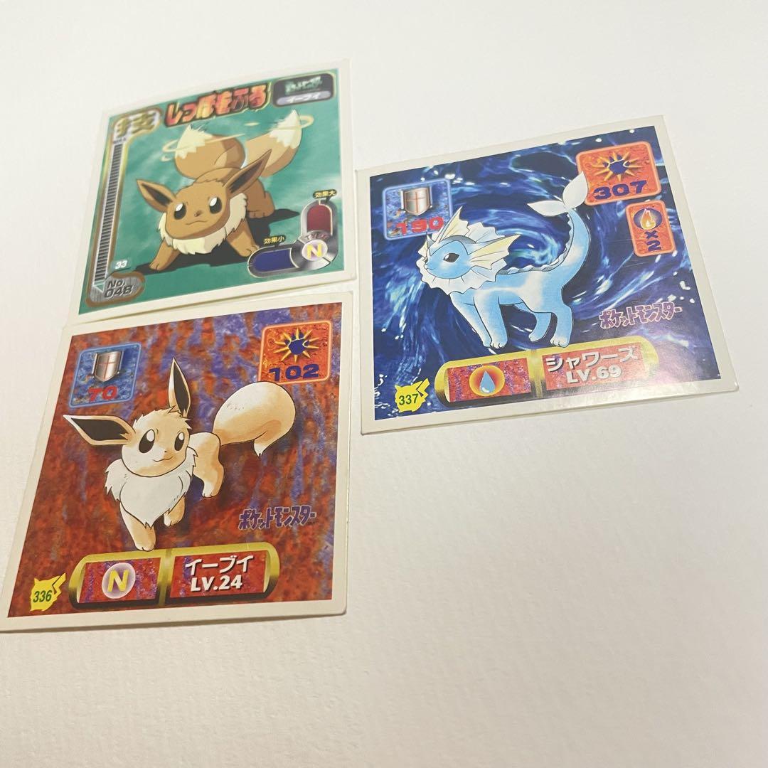 ポケモン　ブイズ　最強シール烈伝　ピカチュウ シャワーズ　ミュウツー　まとめ売り ポケモン 最強シール烈伝 初期 技 まとめ売り ピカチュウ 御三家