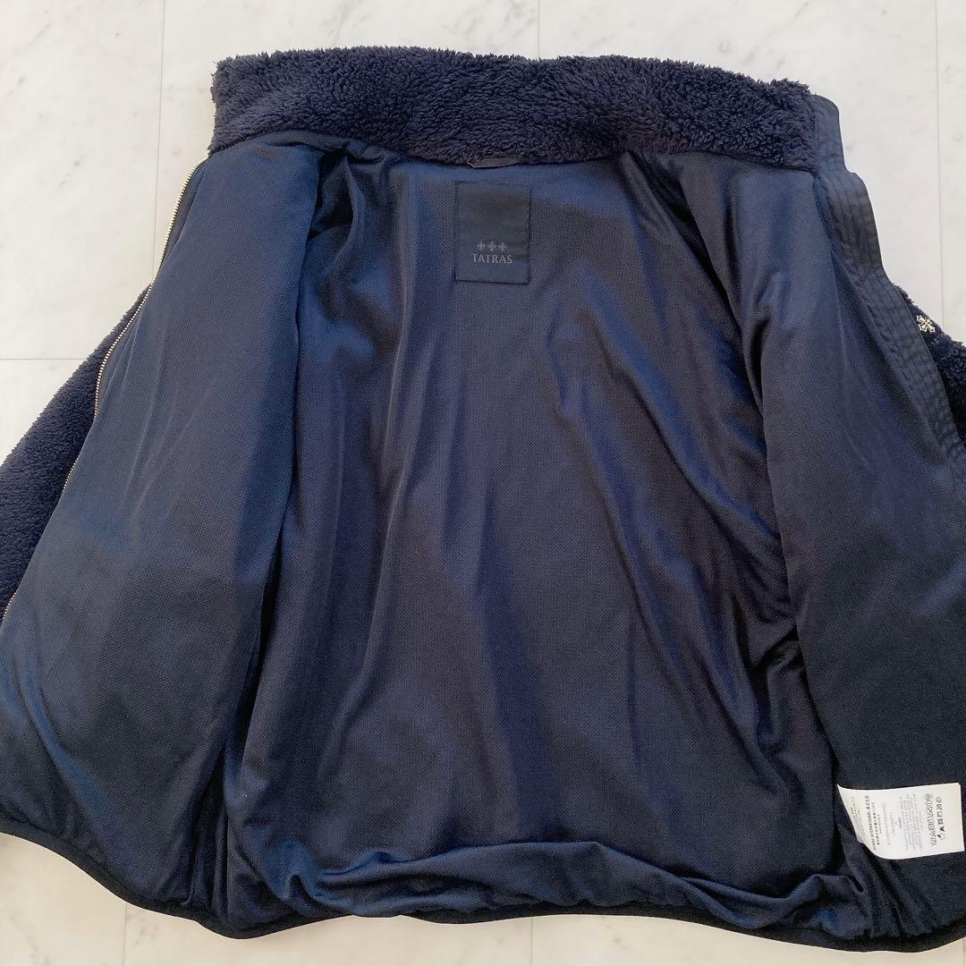 極美品 タトラス BAGGI バッジ ボアジャケット ブラック 極美品 タトラス BAGGI バッジ ボアジャケット ブラック