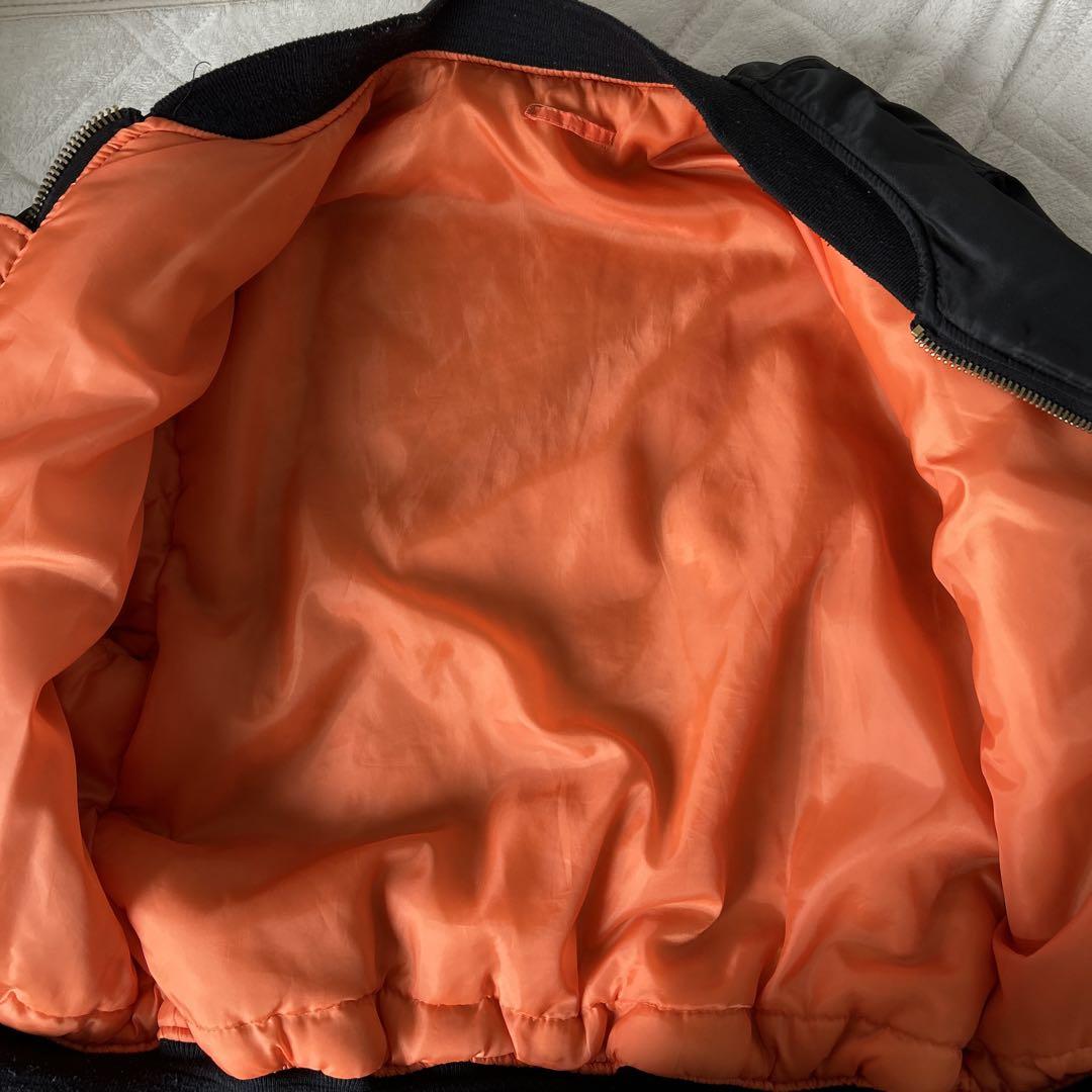 ma1 黒　古着　vintage 90s L