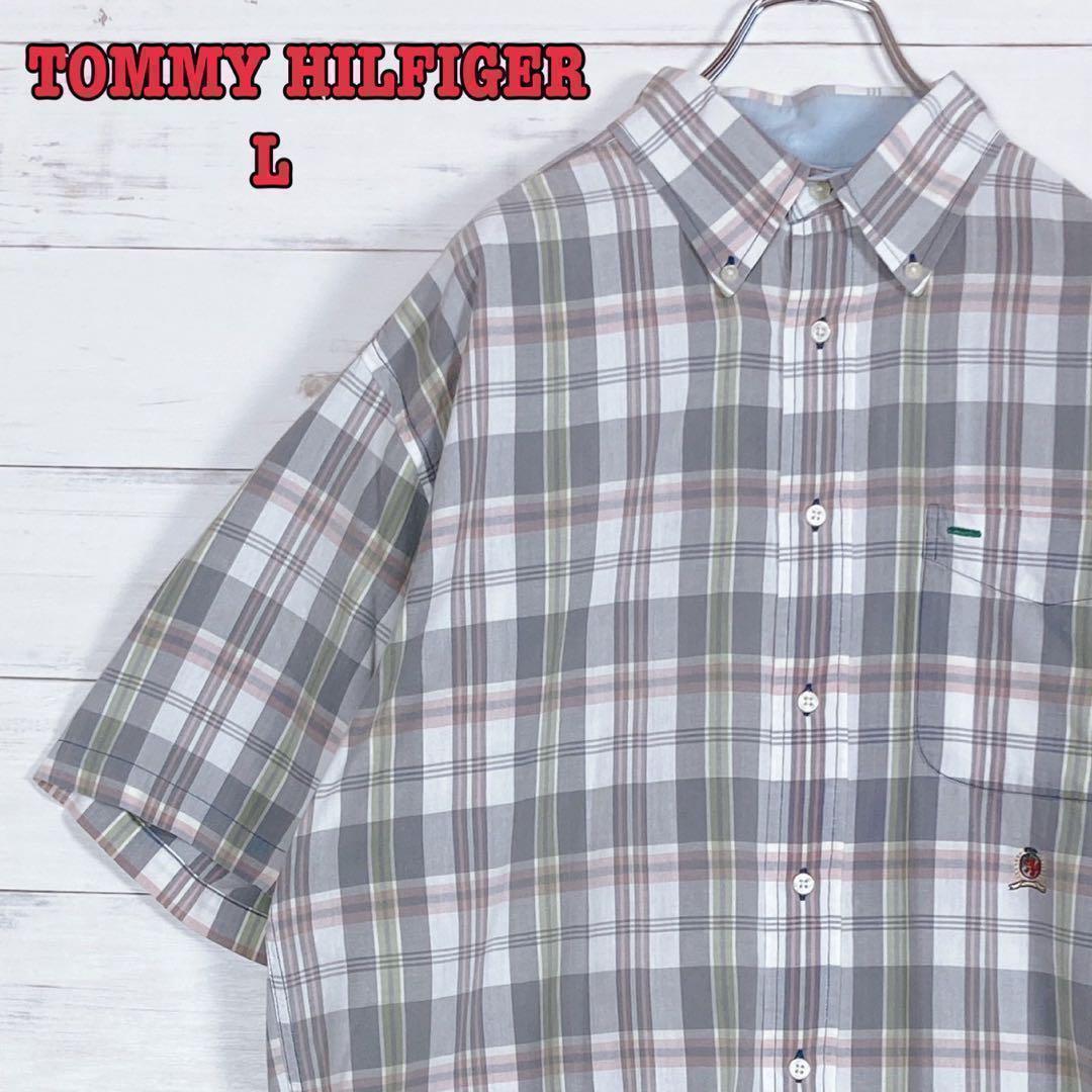 人気アースカラー☆TOMMY HILFIGER☆トミーヒルフィガー☆BDシャツ