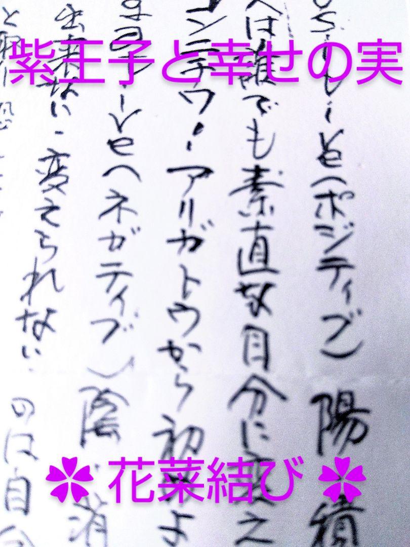 ✿花菜結び✿ 紫王子と幸せの実　❀梅❀桜❀　春らんまん✿　満開花菜つまみと経典