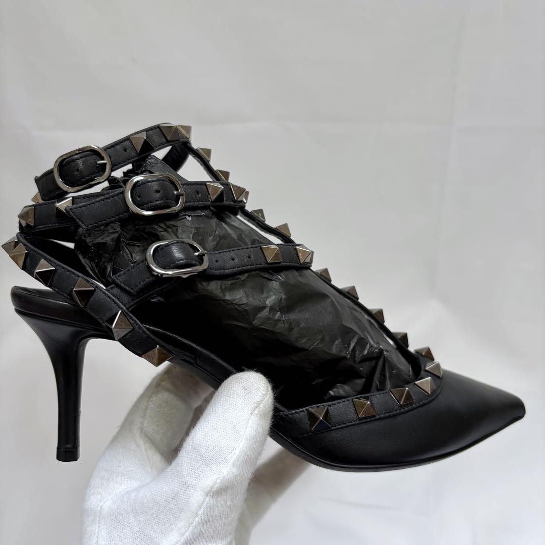 VALENTINO NOIR ヴァレンティノ　パンプス　ロックスタッズ　ブラック