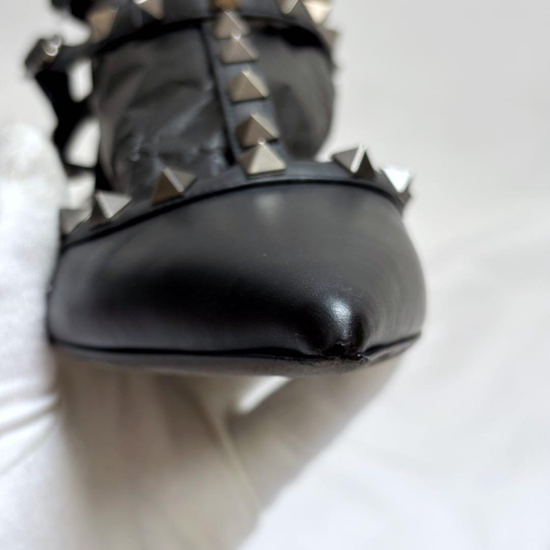 VALENTINO NOIR ヴァレンティノ　パンプス　ロックスタッズ　ブラック