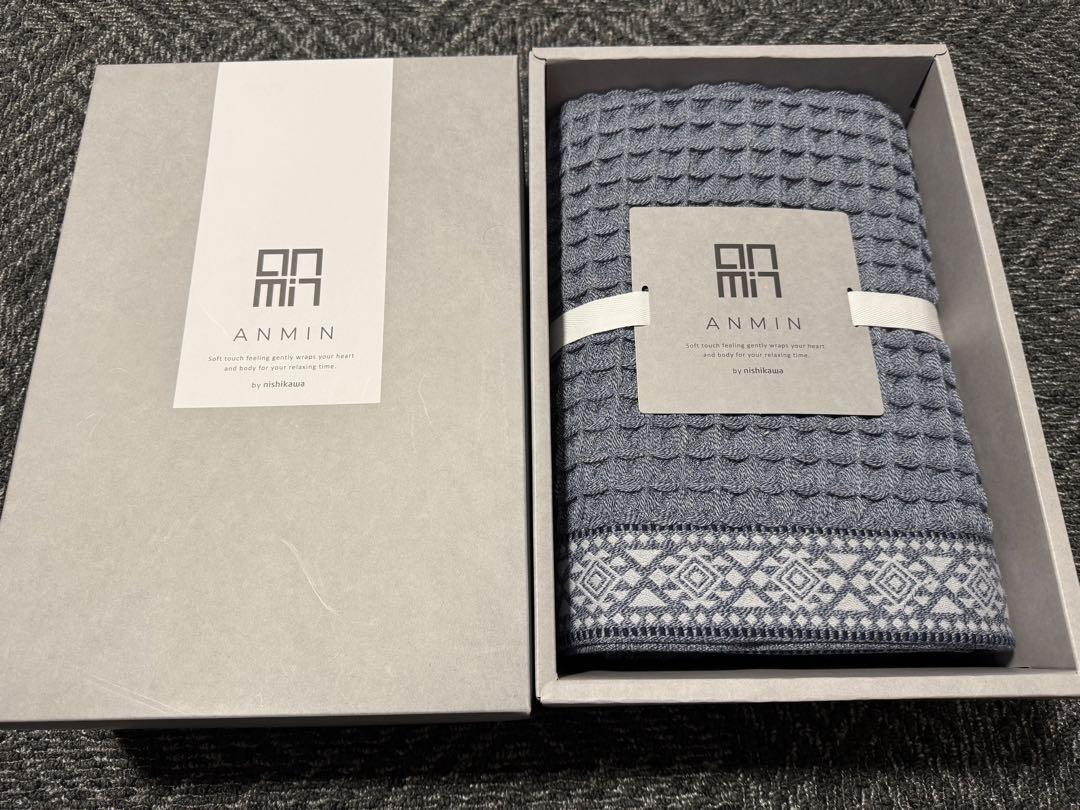 【新品未使用】西川　ANMIN ワッフルケット 約140×190cm【送料無料】