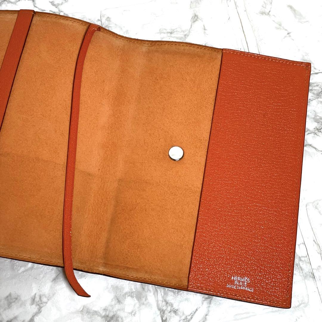 HERMES エルメス　エルメスオレンジ　ブックカバー