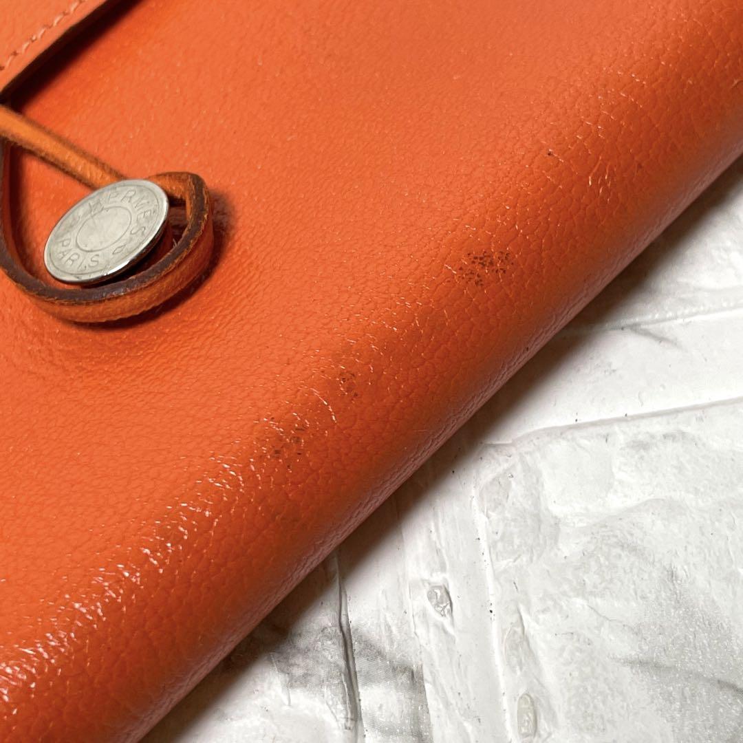 HERMES エルメス　エルメスオレンジ　ブックカバー