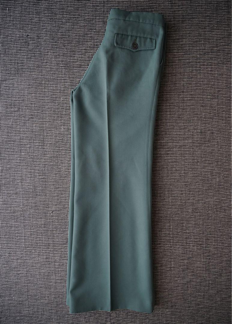 スーツ OLD Euro wide flare slacks