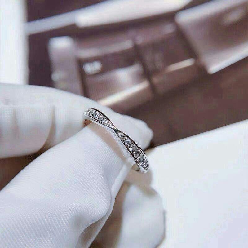 セール新作 極上美品PT 950プラチナダイヤリング小蛮腰結婚指輪9 GTbjY-m54458157728 お得大得価
