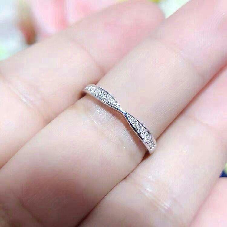 セール新作 極上美品PT 950プラチナダイヤリング小蛮腰結婚指輪9 GTbjY-m54458157728 お得大得価