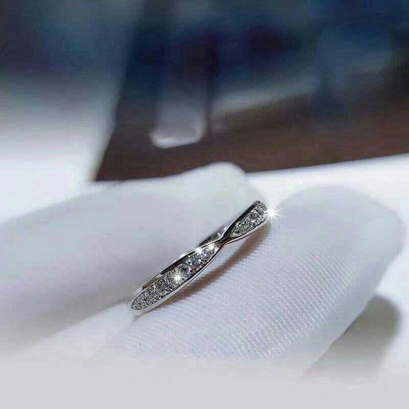 セール新作 極上美品PT 950プラチナダイヤリング小蛮腰結婚指輪9 GTbjY-m54458157728 お得大得価