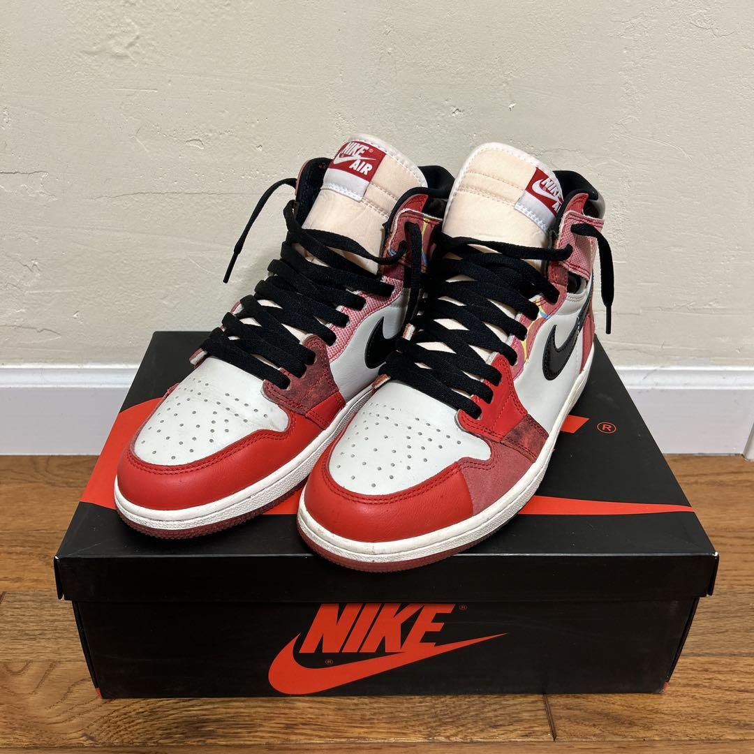 Nike Air Jordan 1 レッド/ホワイト/ブラック - メルカリ