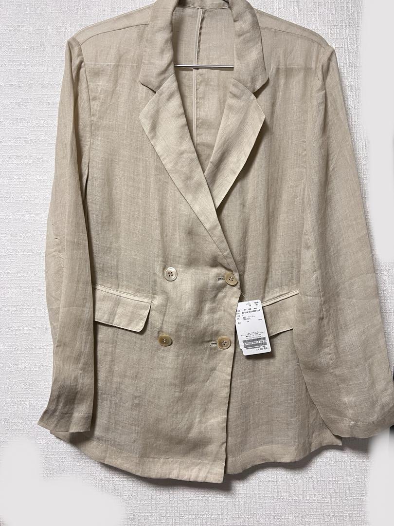 25SS SLOBE IENA ラミージョーゼットジャケット ベージュ - メルカリ