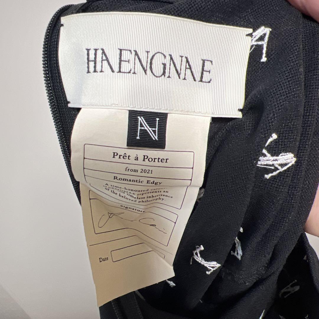 HAENGNAE ヘンネ KISHIMEN LOGO ロゴ シースルー トップス