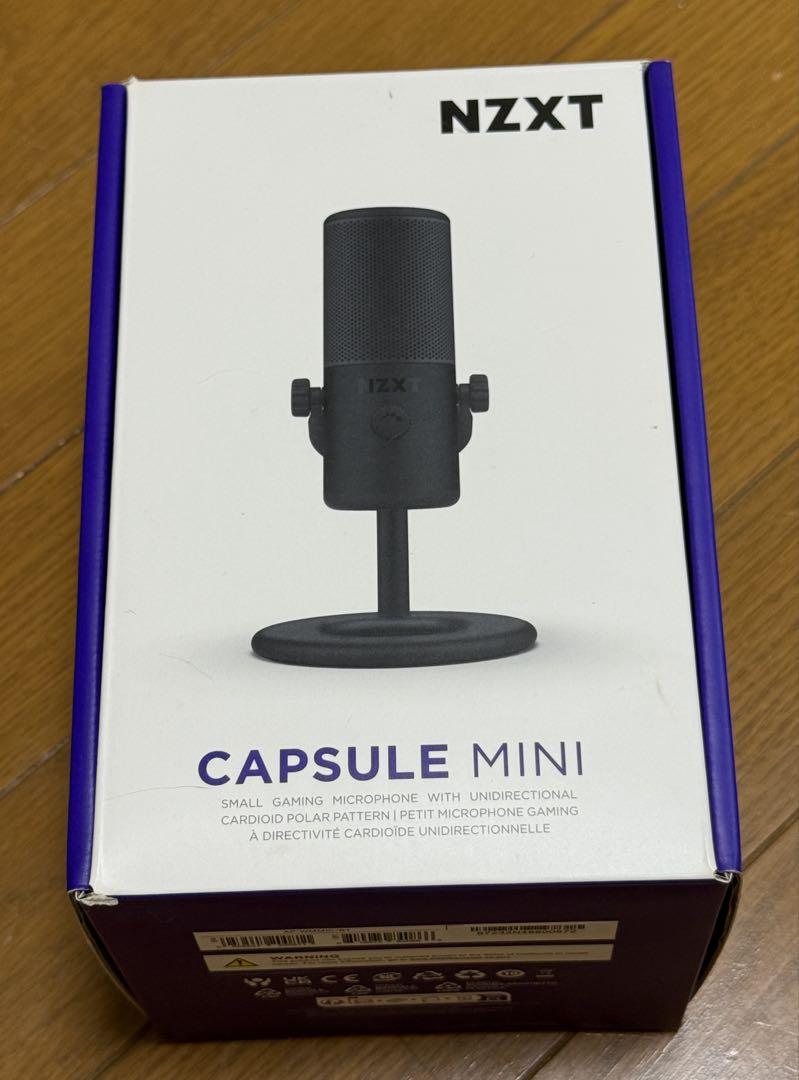 NZXT Capsule Mini USBマイク ホワイト/ブラック 楽天市場】NZXT Capsule Mini スモールゲーミングマイク USB
