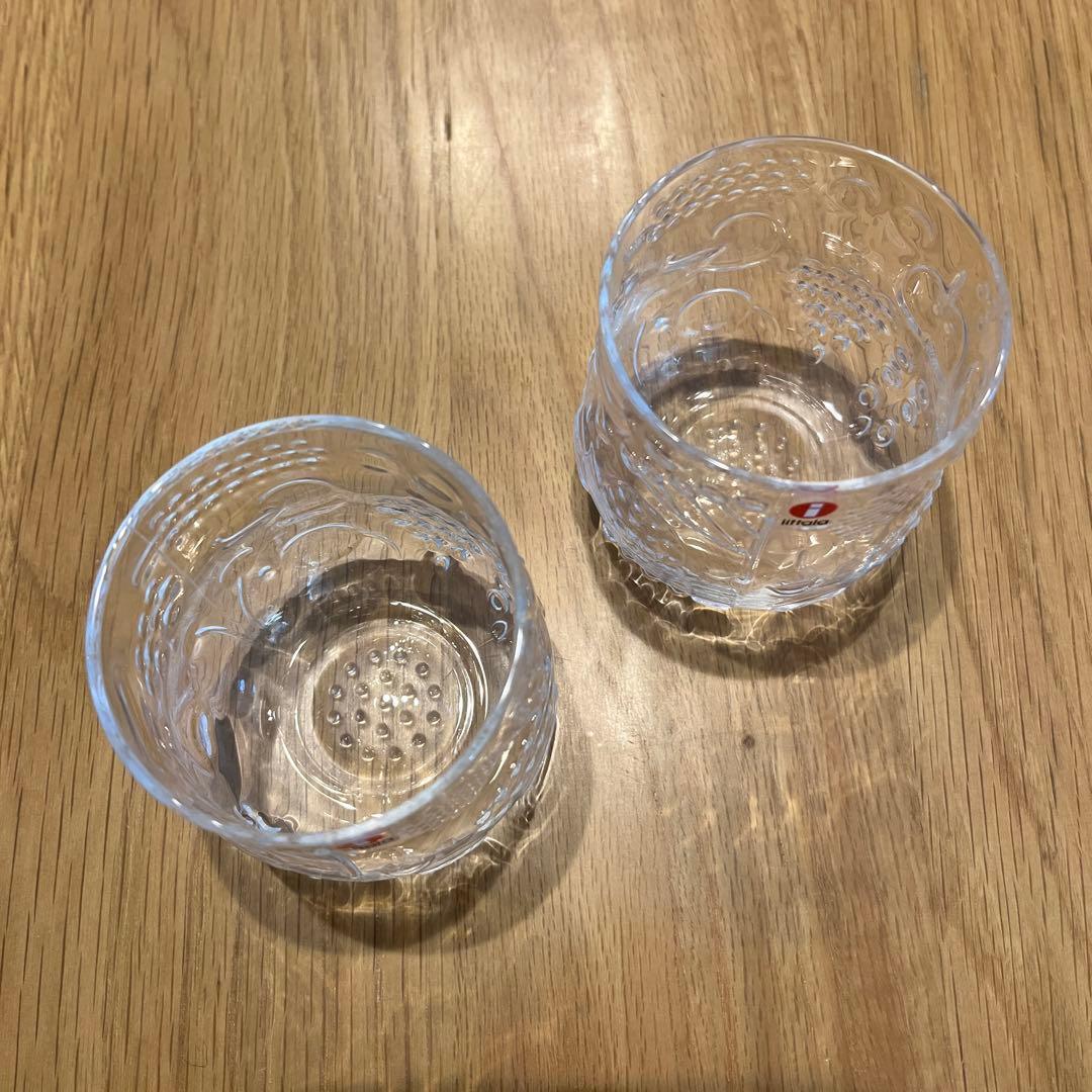 美品 iittala イッタラ フルッタ クリア タンブラー 2点 ペア コップ グラス 北欧 フィンランド SY9492H イッタラ ⁄ フルッタ タンブラー25cl [iittala Frutta