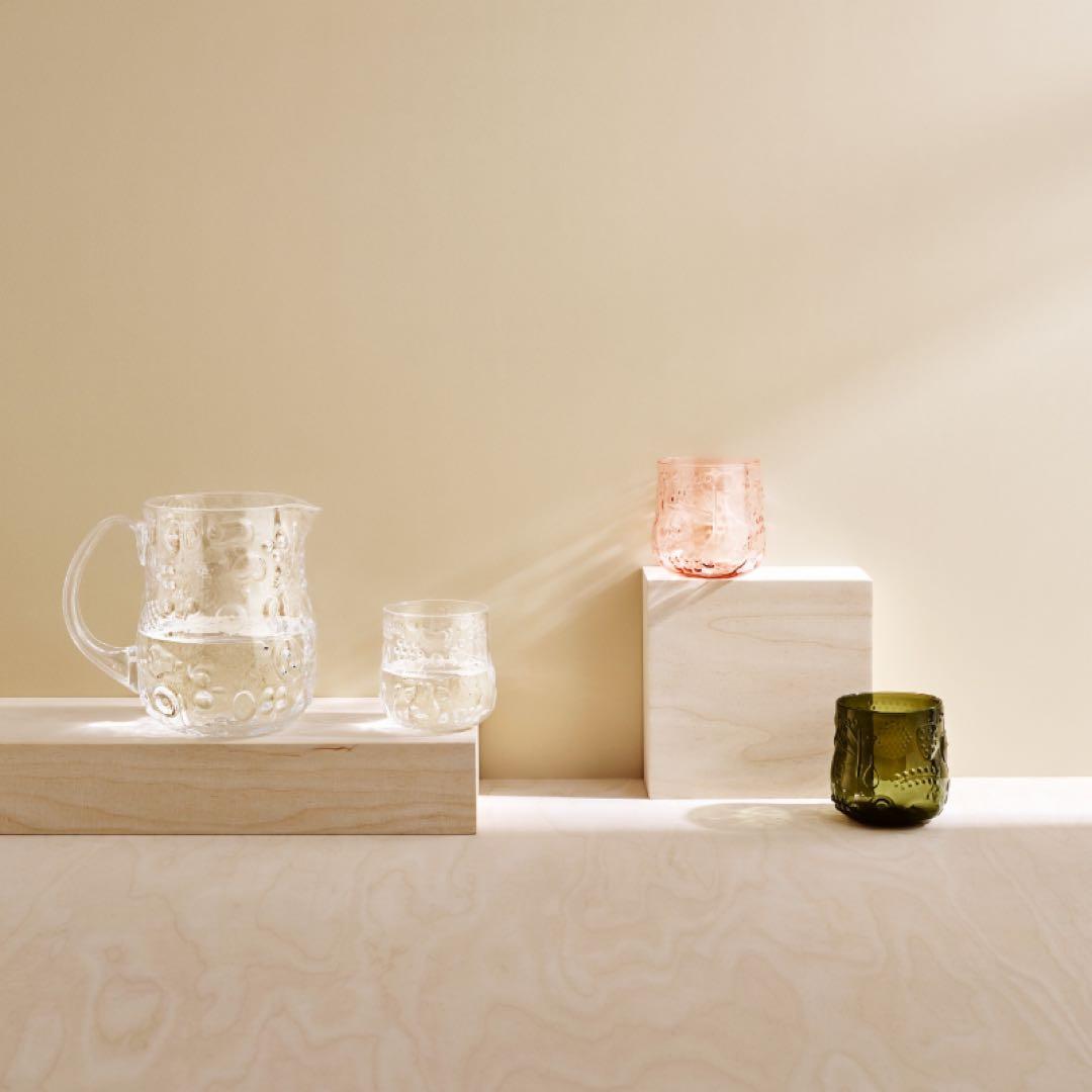 美品 iittala イッタラ フルッタ クリア タンブラー 2点 ペア コップ グラス 北欧 フィンランド SY9492H イッタラ ⁄ フルッタ タンブラー25cl [iittala Frutta