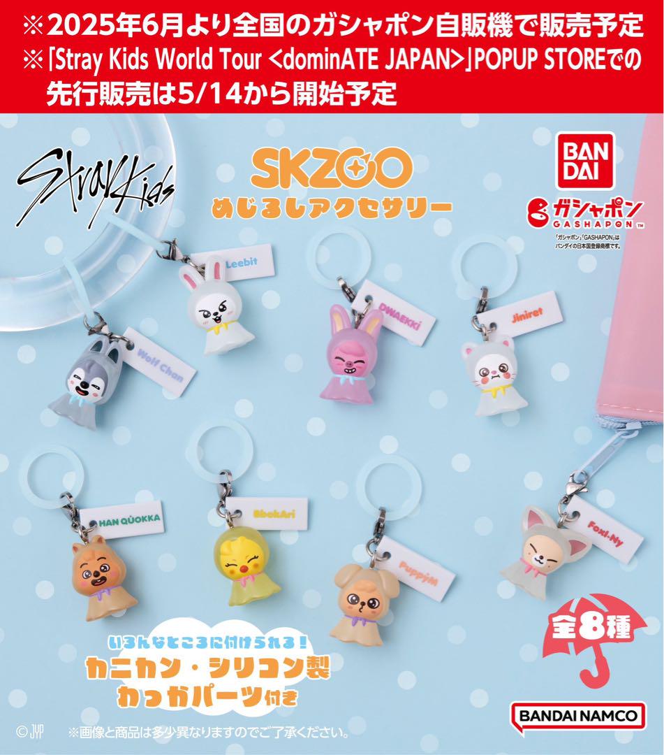 スキズ POPUP ガチャ めじるしアクセサリー コンプ　フルコンプ　8種