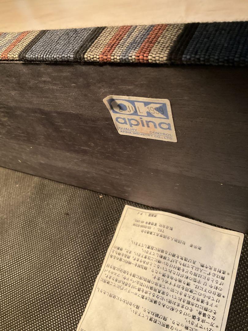 【出品3/23まで】90'sヴィンテージソファ　ソファベッド　レトロ　ストライプ