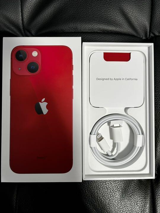 大得価特価 極美品 iPhone 13 miniレッド RED 64GB SIMフリー M40tP-m54466564361 限定セールSALE