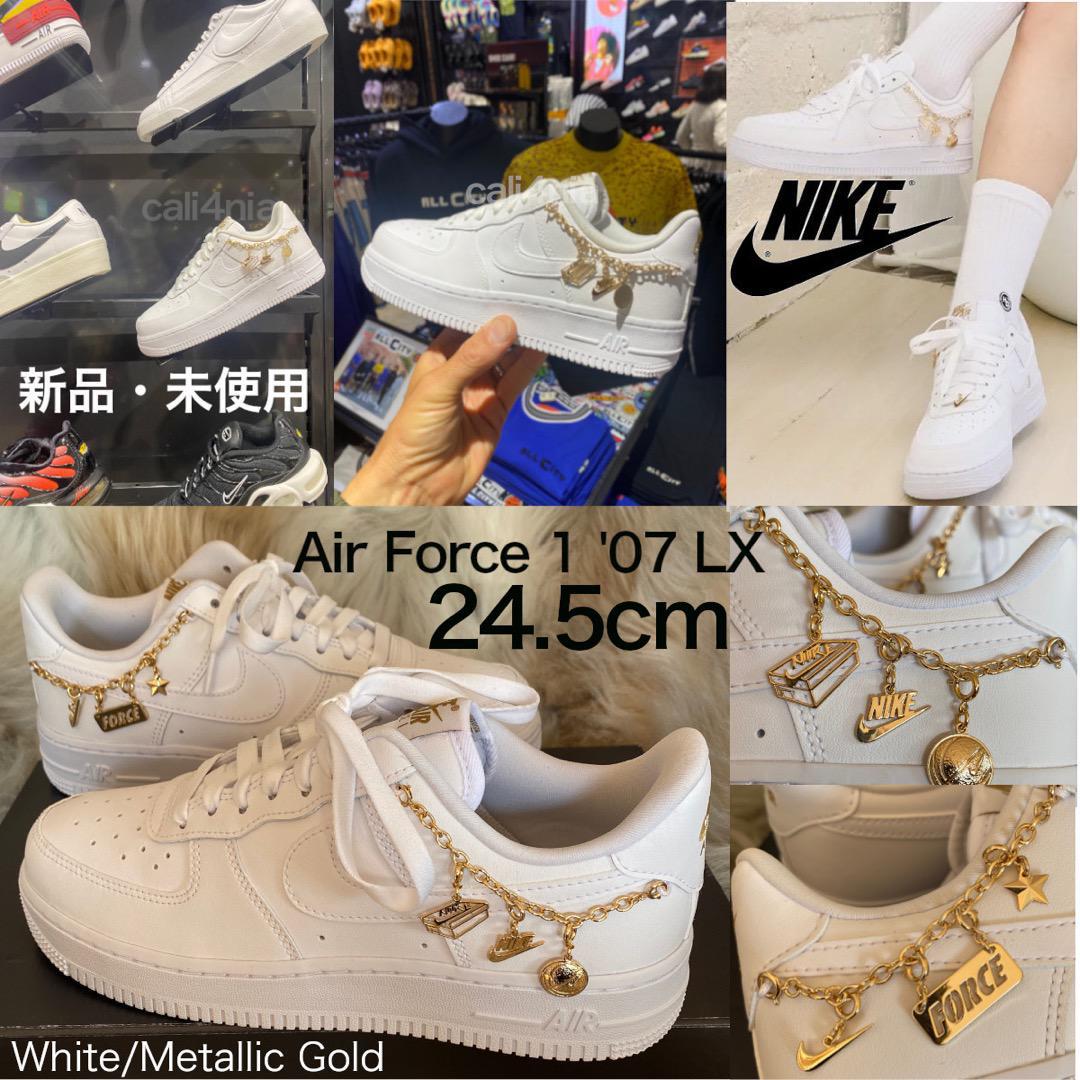 最新アイテムを海外通販 NIKE エアフォース 24.5cm 白 ペンダント ゴールド スニーカー 1 スニーカー 最新アイテムを海外通販 NIKE エアフォース 24.5cm 白 ペンダント ゴールド スニーカー 1 スニーカー