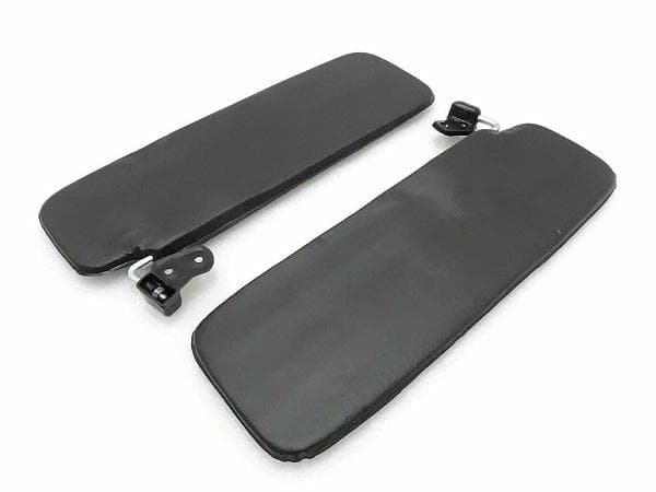 ジムニー サンバイザー 日除け ブラックレザー サムライ仕様社外品 JA11パーツ