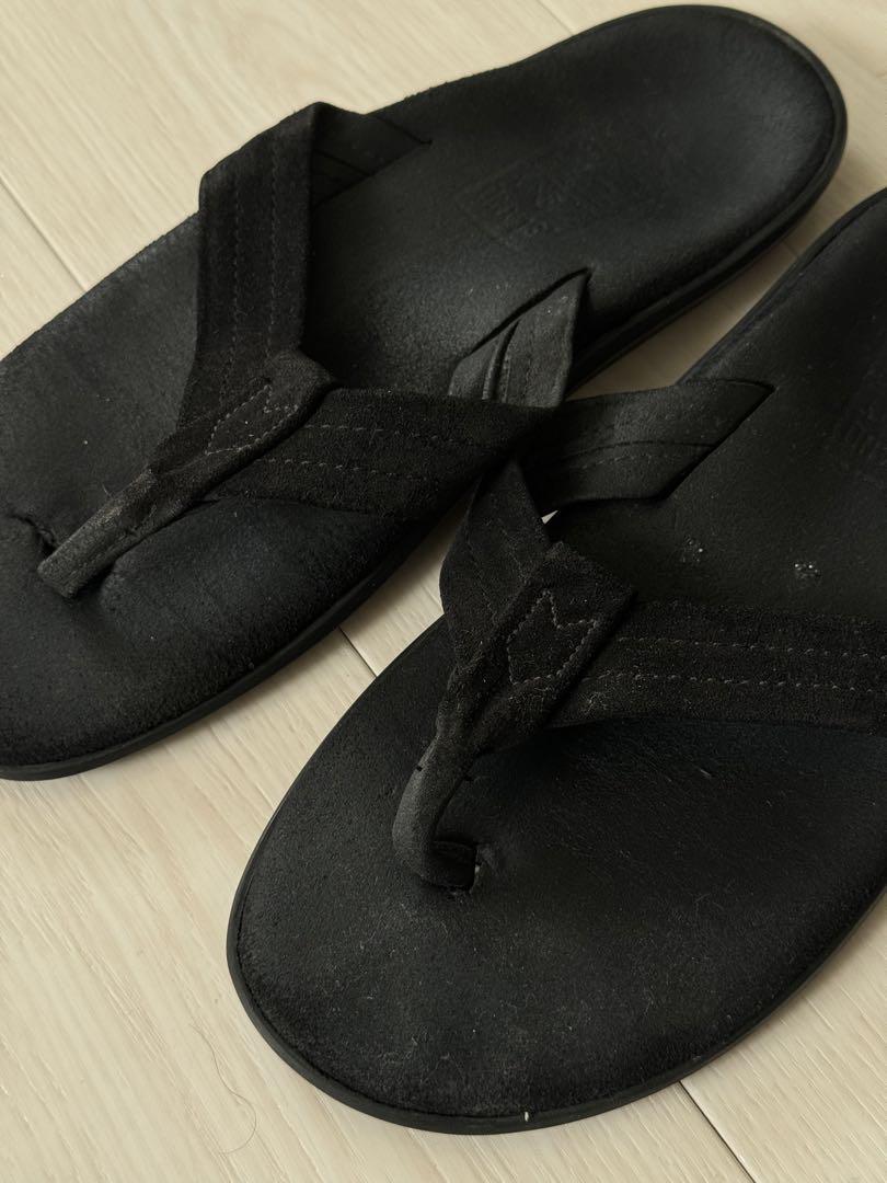 ISLAND SLIPPER スエードブラック アイランドスリッパ サイズ8