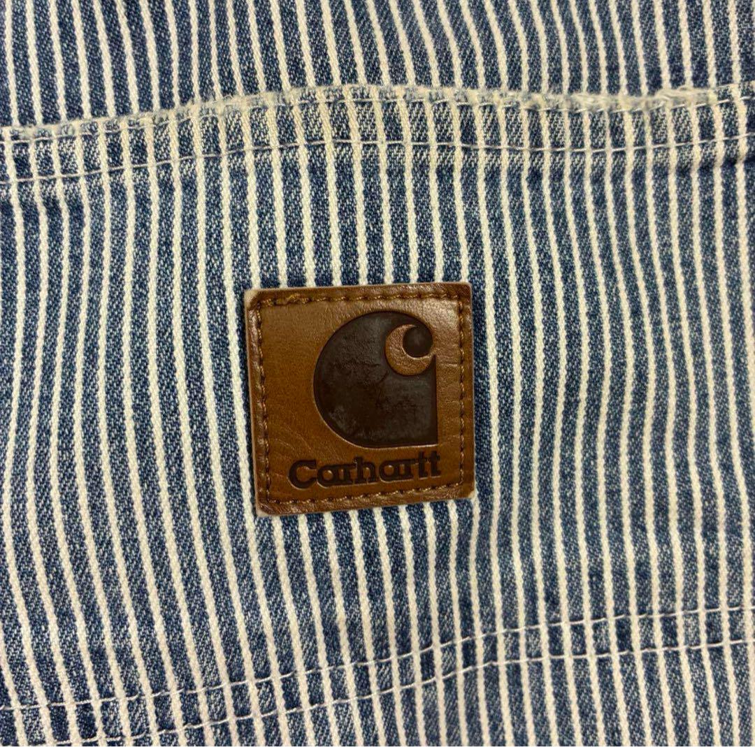 通販サイト一覧 ビンテージカーハートCarhartt ヒッコリーストライプ ワーク パンツ