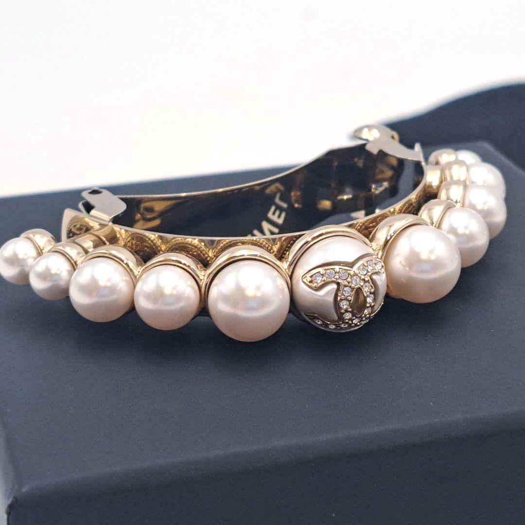 CHANEL シャネル フェイクパール ラインストーン ココマーク