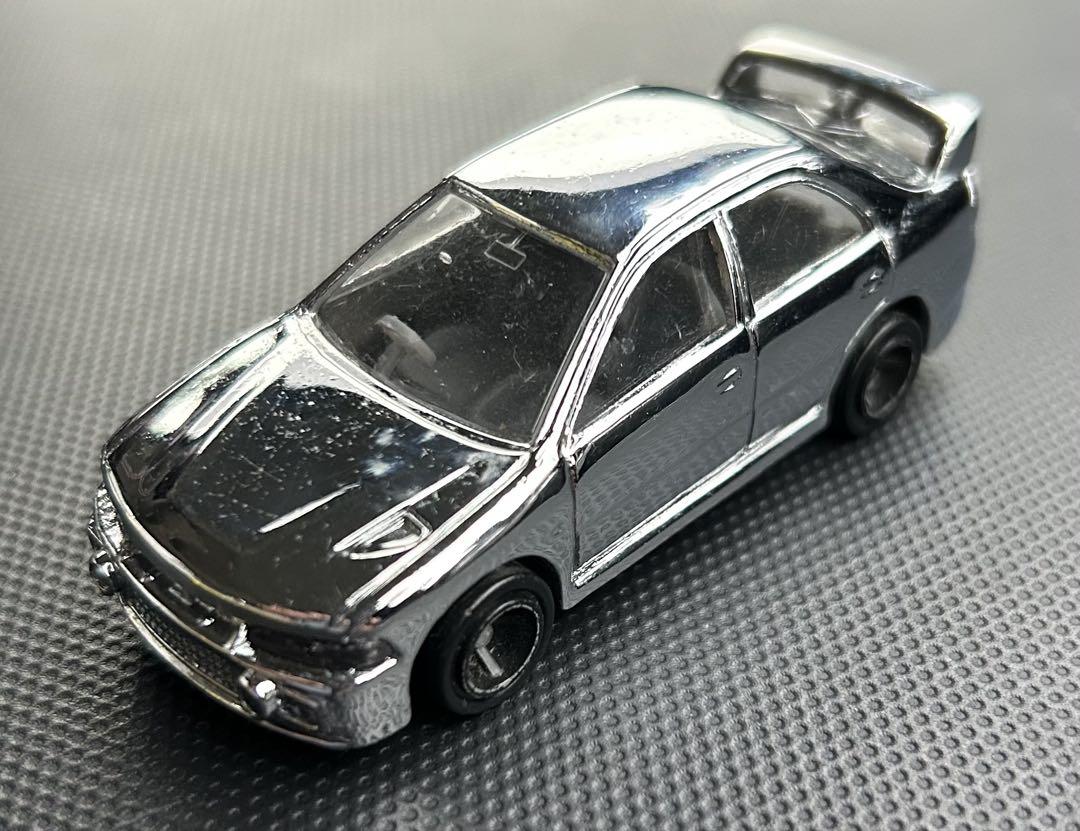 トミカ 三菱 ランサーエボリューション4 銀メッキ - メルカリ
