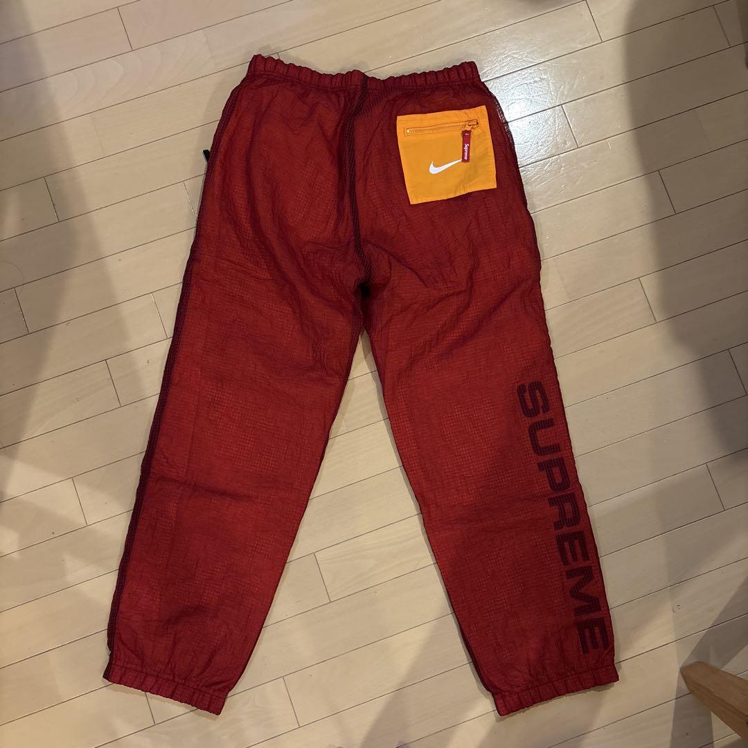 SUPREME NIKE リバーシブルパンツ オレンジ レッド