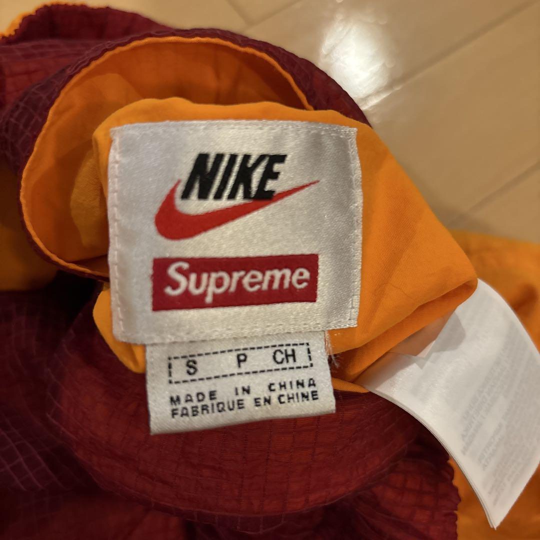 SUPREME NIKE リバーシブルパンツ オレンジ レッド
