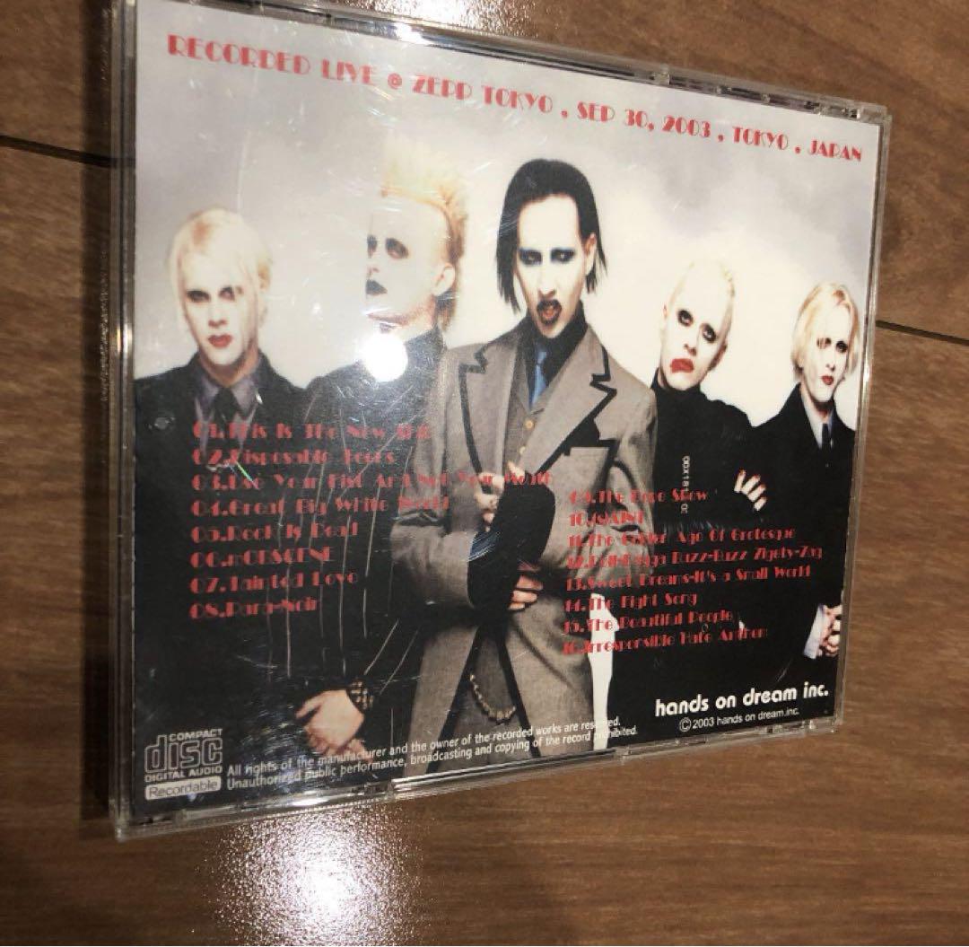 何でも揃う マリリンマンソン CD ライブ ブートレグ Manson Marilyn 洋楽